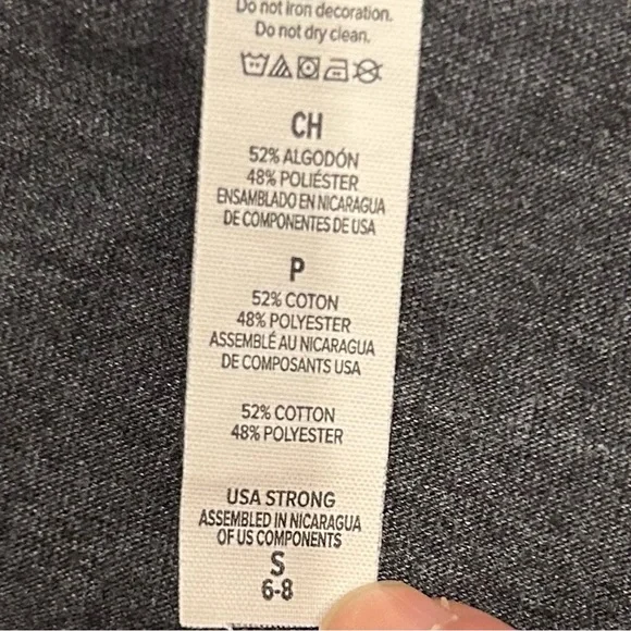 Bella Canvas Kids Charcoal Tank Top with Graphic Colorful Empire Design. Size S - Picture 6 of 7